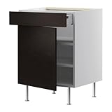 IKEA(イケア) FAKTUM ネクスス ブラウンブラック 60 cm 69838327 Bキャビ 棚板/ 引出/扉、ネクスス ブラウンブラック