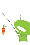 BLIK(ブリック）プロ仕様　ウォールステッカーにんじんとウサギ Dangly Carrot　Pink
