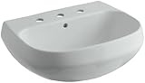 KOHLER K-2296-8-95 Wellworth Bathroom Sink Basin Ice Grey [並行輸入品]