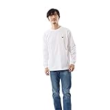 [ヘインズ] ロングTシャツ 長袖 丸首 綿100% 丸胴仕様 タグレス仕様 ビーフィーロングスリーブTシャツ ビーフィー H8-X401 メンズ ホワイト M