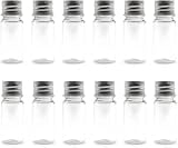10個トラベルボトル 小分け 旅行 プラスチック 15ml/30ml/50ml 容器 空ボトル 詰替 用 透明 無色 アルミ製キャップ 化粧水 精油小分け 詰め替え 旅行用 ワンタッチボトル LIMUNJIZ (20ml 10pcs)