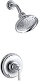 KOHLER K-T10583-4P-CP Bancroft Rite-Temp Pressure-Balancing Shower Faucet Trim, Polished Chrome [並行輸
