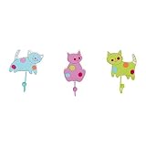 Legler Cat Coat Hooks Children's Furniture by HandelshausLeglerOHG