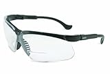Uvex S3764 Genesis Reading Magnifiers Safety Eyewear +3.0, Black Frame, Clear Ultra-Dura Hardcoat Le