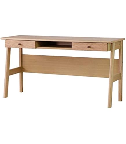 Amazon.co.jp: ISSEIKI ツインデスク 幅180㎝ ナチュラル 木製