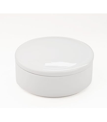 Amazon | 【日本製】13.5cm 三段重 白 (重箱 丸形 陶器 磁器製) | 山九