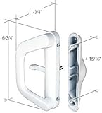 Milgard製スライディングパティオドア用ハンドルセット ホワイト