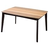 【シンプルデザインでお部屋に馴染みやすい ダイニングこたつテーブル単品】 120×80cm 効率よく温まる石英管ヒーターを採用 PU塗装で傷みにくく耐熱にも優れる オールシーズン使える (ライトブラウン色)