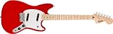 Squier by Fender スクワイヤー エレキギター Squier Sonic™ Mustang®, Maple Fingerboard, White Pickguard, Torino Red ソフトケース付き