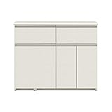 松尾木工 カウンターテーブル 幅111×奥行45×高さ90cm ペールカウンター ホワイト