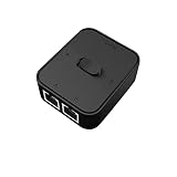 predolo 1000Mbps ギガビット ネットワーク スイッチ 2 ウェイ LAN ハブ 2 イン 1 デスクトップ用ミニ スイッチ ボックス