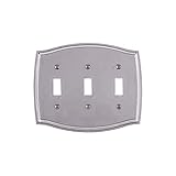 Baldwin 4780.260。CD Colonialデザイントリプル切り替えスイッチプレート、クローム