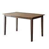 ダイニングテーブル 4人用 120 木製 ウォールナット 長方形 食卓テーブル WEST(ウエスト) 120cm幅 テーブル単体 ブラウン