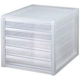 デザインサニタリー A4レター5段 クリア