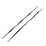 uxcell チェーンソーファイル 404ピッチ ラウンドヘッド 5.5mmシャンク径 2個入り