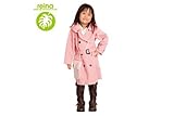 『Reina』 トレンチコートタイプ キッズ 防水レインコート☆ピンク