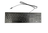 【英語配列キーボード】デル　DELL　KB216　ブラック　USB有線　PC用　パソコン簡単設置 KB216-BK-US マルチメディア対応 ブラック 　【US配列】