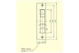 美和ロック（MIWA） AUストライク（受け座）セット
