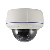 Linemak Waterproof Dome camera, 1/2.8 HDIS CMOS Sensor, 1200TVL, 2.8-12mm varifocal, 30 LEDs, 98ft I