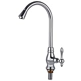 Deck Mount Kitchen Faucet Full Copper Vertical 360 Degree Rotatable Clod Water Faucet Pull Down Touc