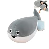 サカバンバスピス ぬいぐるみ 人気 魚 ぬいぐるみ 魚 ぬいぐるみ 触感いい サカバンバスピス ぬいぐるみ 可愛い 50/55cm/70cm/100cm/130cm サカバンバスピス 抱き枕 ぬいぐるみ 本物そっくり 海の動物 ぬいぐるみ 動物 サカバンバスピス クリスマス インテリア お誕生日 (ブルー-100cm)