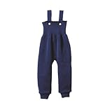 Disana Knitted Baby Dungarees in Organic Merino Wool Navy 86/92 12-24m by Disana