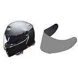 リード工業(LEAD) バイク用 インナーシールド付き システムヘルメット REIZEN (レイゼン) マットブラック Lサイズ (59-60cm未満) & リペア リペアシールド REIZEN (レイゼン) reise (レイス) シールド シルバーミラー REIZENT【セット買い】