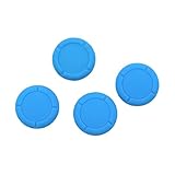 A-CRAFT 同色4個セット スイッチ用 ジョイコン スティック キャップ カバー (ブルー4個)