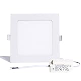 S&G? 3th Generation LED Recessed Lighting Ultrathin Square shape, 15W 4000K(Natural White) 1100LM; L