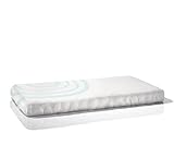 Nook Sleep Systems Organic Fitted Crib Sheet (Ripple Design Seaglass (Light Blue)) by Nook