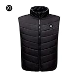 LUERME 電熱ベスト USB充電 3段温度調整 電熱ヒーター内蔵ウエア ヒートベスト 防寒...