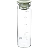 HARIO MD-10-SG Cold Brew Tea Pot, Practical Capacity, 33.8 fl oz (1,000 ml), Smoky Green, Heat-resistant Glass, Hot Water, Di