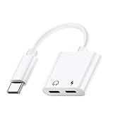 mini2x TYPE C 2口 変換アダプター 【 タイプC 充電+ タイプC オーディオ出力】 イヤホン 通話 音声 丈夫 音楽 最大 60W 充電 対応 スマートフォン スマホ アダプタ 2in1 Android アンドロイド 用 ケーブル 二股 二口 【本商品はTypeC端子です、ライトニングではありません】