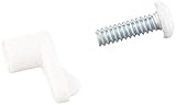 Prime-Line Products L 5573 Screen Clips with Screws, 5/16-Inch, White Plastic,(Pack of 12) [並行輸入品]