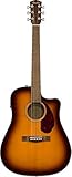 Fender エレキアコースティックギター CD-140SCE, Sunburst ドレッドノート ハードケース付き