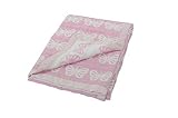 Silver Cloud Jacquard Muslin Butterflies Blanket (Pink) by Silvercloud