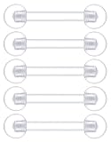 [From da Phactory] フロム ダ ファクトリー シークレットピアスシリーズ アクリル ストレートバーベル 5本セット 軟骨ピアス (16G, シャフト8mm, ボール3mm,カラー クリア)