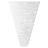 HEADS ブーケ用 底開きOPPパック ウェーブ-L (50枚) WV-OP1 まとめ売り 5パック