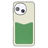 LOOF PASS-SHELL レザー カード収納 スマホケース for AQUOS sense9 / sense10 用 ケース カバー 背面 ストラップホール カードポケット シンプル かわいい 耐衝撃 薄型 軽量 leather [ブラックピンク]