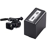 【セット買い】 パナソニック(Panasonic) 4K ビデオカメラ SDダブルスロット 光学20倍ズーム ブラック+ HC-X20-K パナソニック ビデオカメラ用 バッテリーパック AG-VBR89G