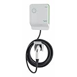 Schneider Electric ev230ws EVLINK 30-amp世代2.5 EnhancedモデルインドアElectric Vehicle充電ステーション