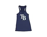 MLB Tampa Bay Raysレディースレーサーバックタンクトップ、M、ネイビー