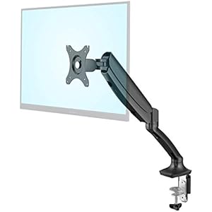 グリーンハウス モニターアーム ガス圧式 10-27インチ対応 耐荷重3-7kg GH-AMCD01