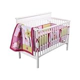 Tiddliwinks Sweet Safari 3pc Baby Crib Bedding Set by Tiddliwinks