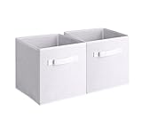 Orange 収納ボックス インナーボックス 幅27×奥行27×高さ28㎝ (2個セット, ホワイト)