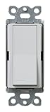 Lutron SC-1PS-PD Diva 15-Amp, 120-Volt to 277-Volt Single-pole Switch in Palladium [並行輸入品]