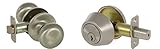 Callan ST3007 Silona Series Grade 3 Keyed Entry Lever & Single Cylinder Deadbolt Set, Edged Bronze