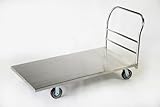 業務用台車 平台車 大型台車 ステンレス台車 重量台車　耐荷重1000kg 1520x760mm
