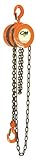 CM 2255 Steel Lightweight Hand Chain Hoist, 1000 lbs Capacity, 10' Lift Height, 1-1/16 Opening by CM