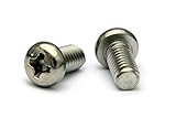 ステンレス/生地 (+) ナベ小ねじ (全ねじ) Ｍ５×２８ (10本入り)